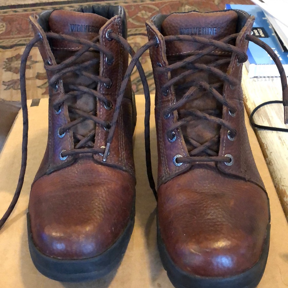 Wolverine Leather lace- up boots